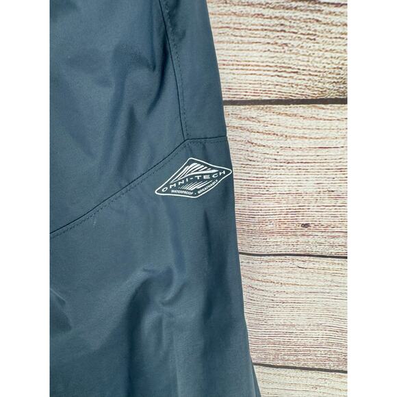 Columbia Omni Tech Insulated Ski Snow Pants Mens Medium Slate Blue Gray - Picture 8 of 14